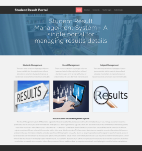 Student Result Portal Report Synopsis Source Code