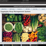 Vegetable Shop Management System Report Synopsis Source Code