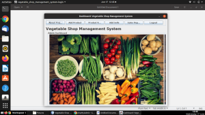 Vegetable Shop Management System Report Synopsis Source Code