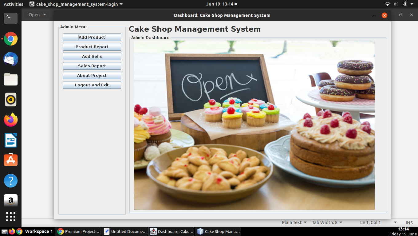 Cake Shop Management System