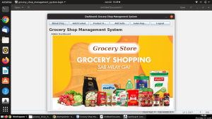 Grocery Shop Management System Report Synopsis Source Code