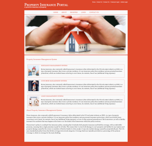 Property Insurance Portal Report Synopsis Source Code