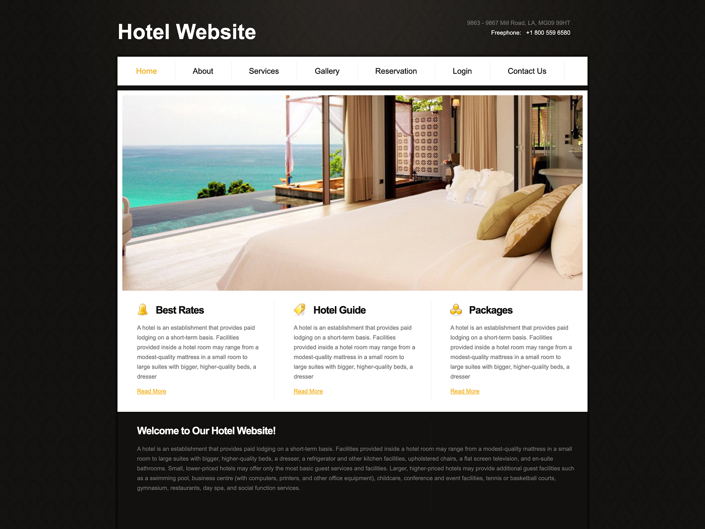 Hotel Website