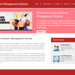 Recruitment Management System Report Synopsis Source Code