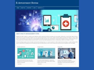 E-Appointment System Report Synopsis Source Code