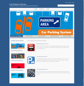 Online Car Parking System  Report Synopsis Source Code