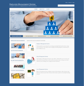 Online Employee Management System Report Synopsis Source Code