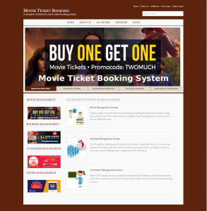 Online Movie Ticket Booking System Report Synopsis Source Code