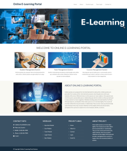 AWS Cloud Python Based Online-E-Learning-Portal Report Synopsis Source Code