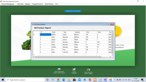 Grocery Store Management System Report Synopsis Source Code