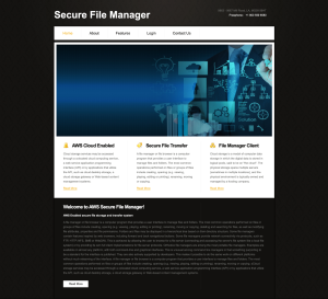 AWS Cloud Based Secured File Manager Report Synopsis Source Code