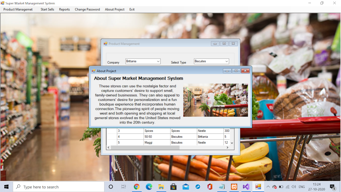 Super Market Management System