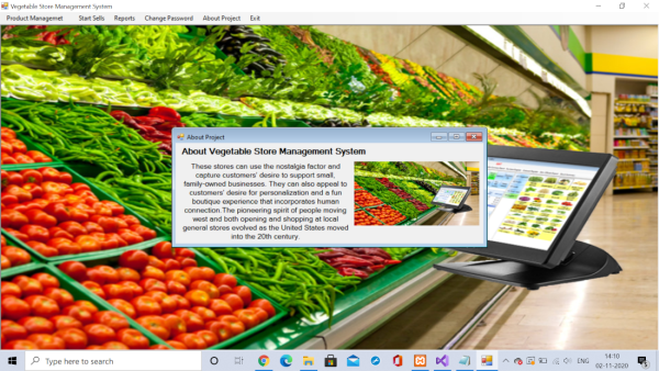 Vegetable Store Management System Report Synopsis Source Code