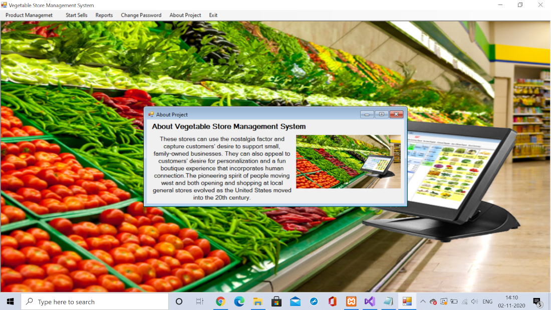 Vegetable Store Management System