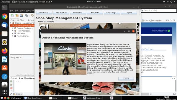 Shoe Shop Management System Report Synopsis Source Code