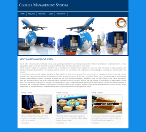 Courier Management System Report Synopsis Source Code