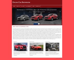 Online Car Showroom System Report Synopsis Source Code