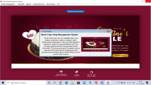 Cake Shop Management System Report Synopsis Source Code