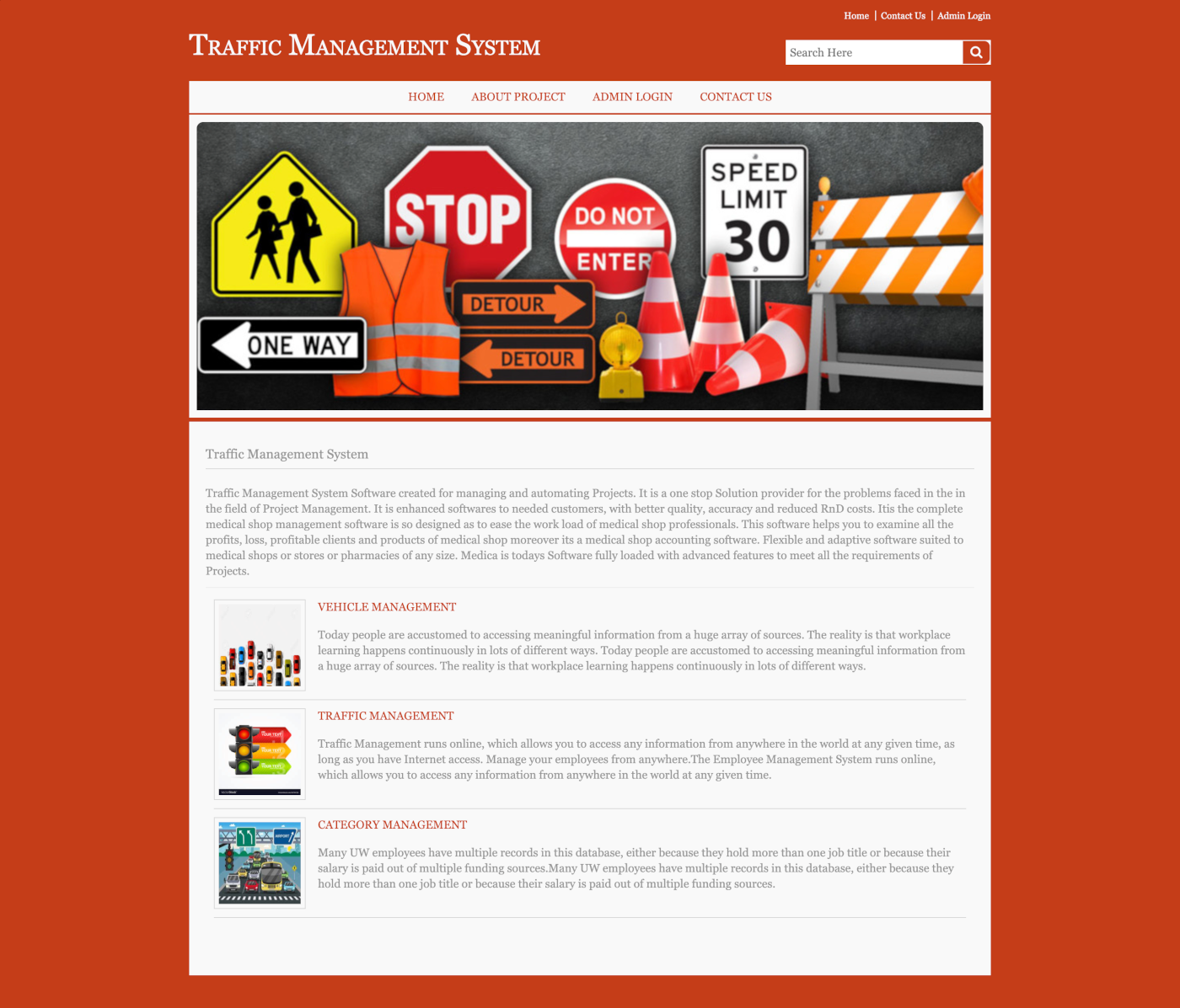 Traffic Control System- Java NetBeans MySQL Project