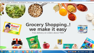 Grocery Store Management System Report Synopsis Source Code