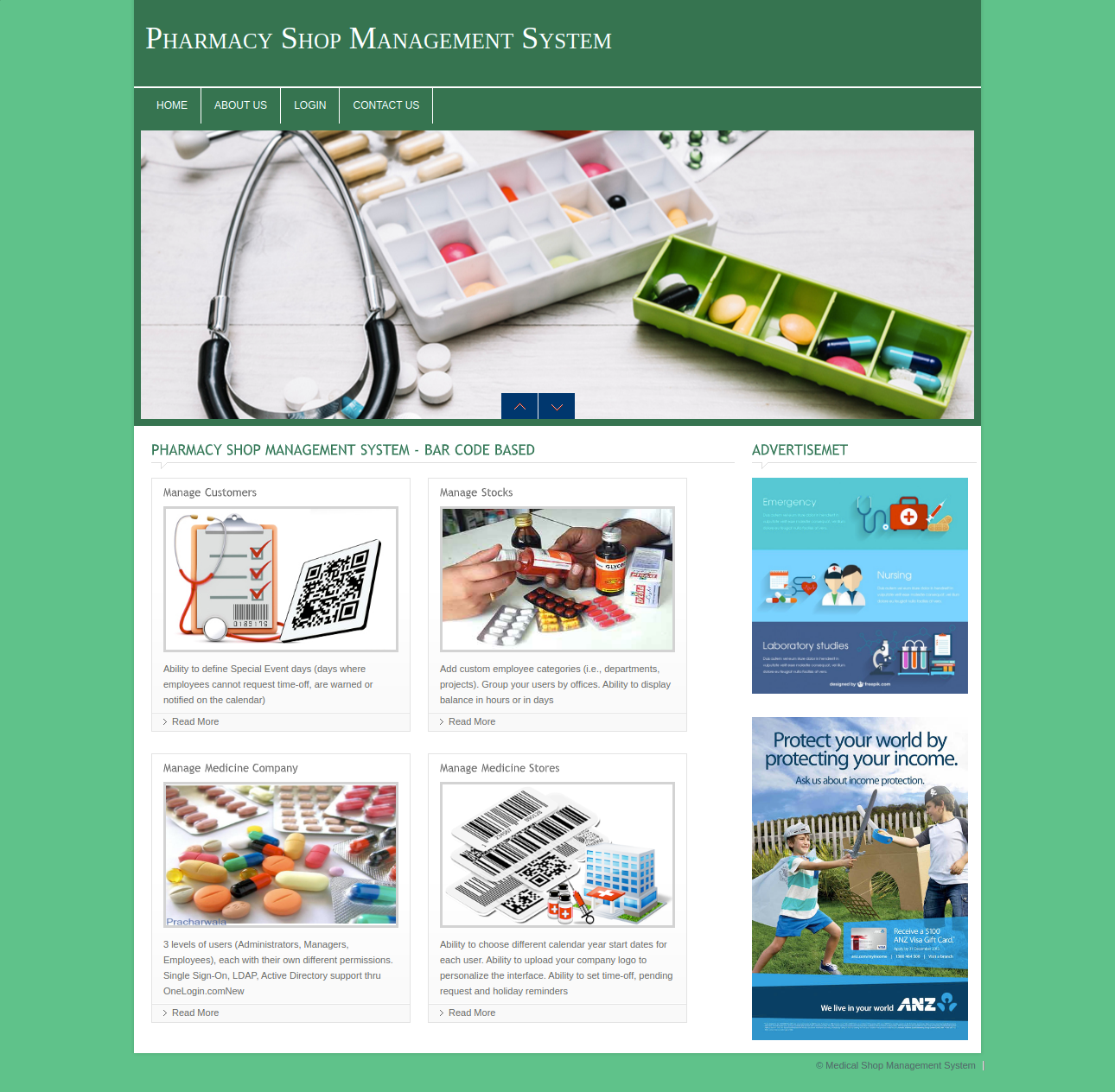 Pharmacy Shop Management System- PHP Web Development Mini Project