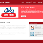 Bike Rental System Report Synopsis Source Code