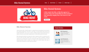 Bike Rental System Report Synopsis Source Code