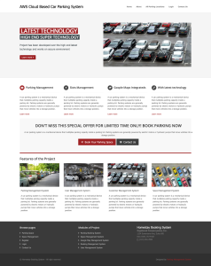 AWS Cloud Based Car Parking System Report Synopsis Source Code