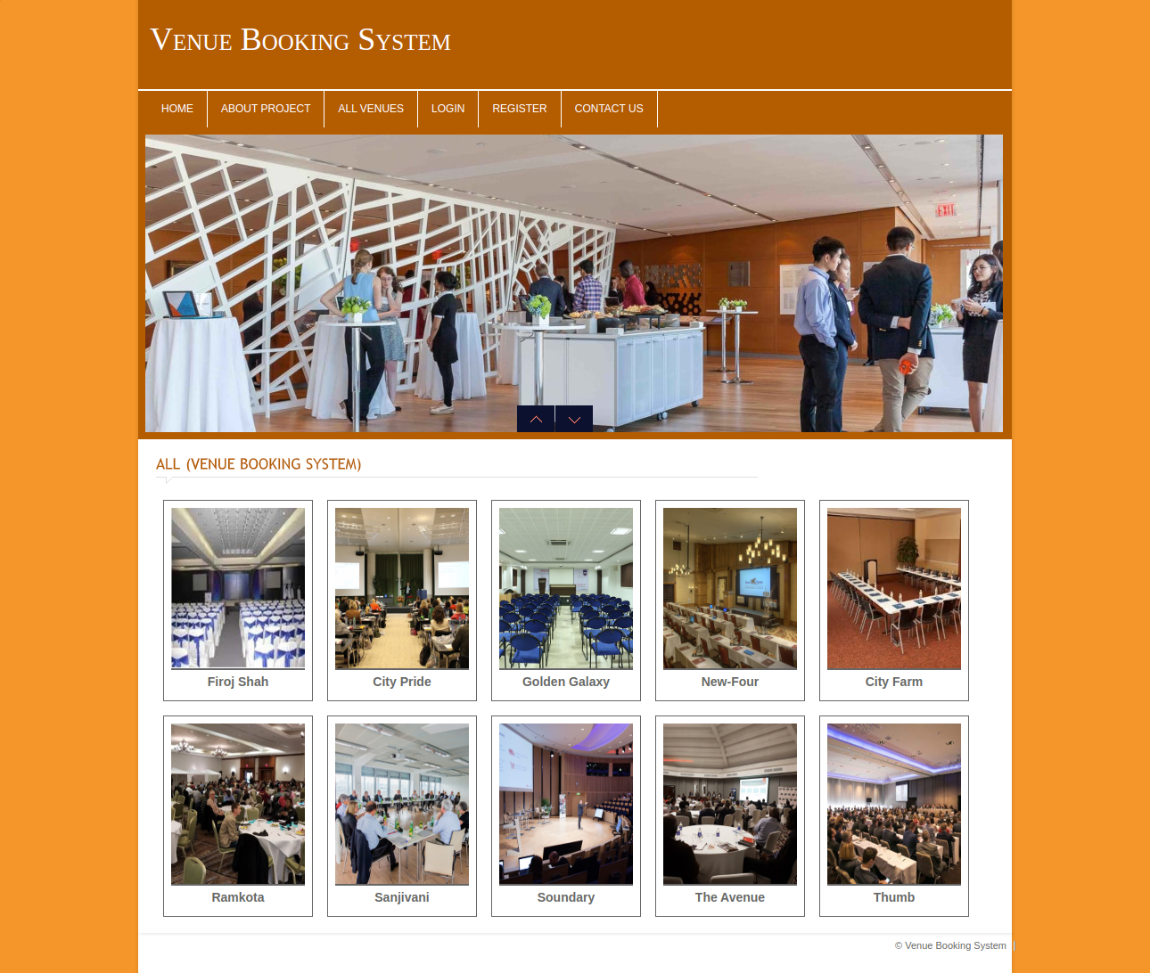 Venue Booking System- PHP Web Development Project