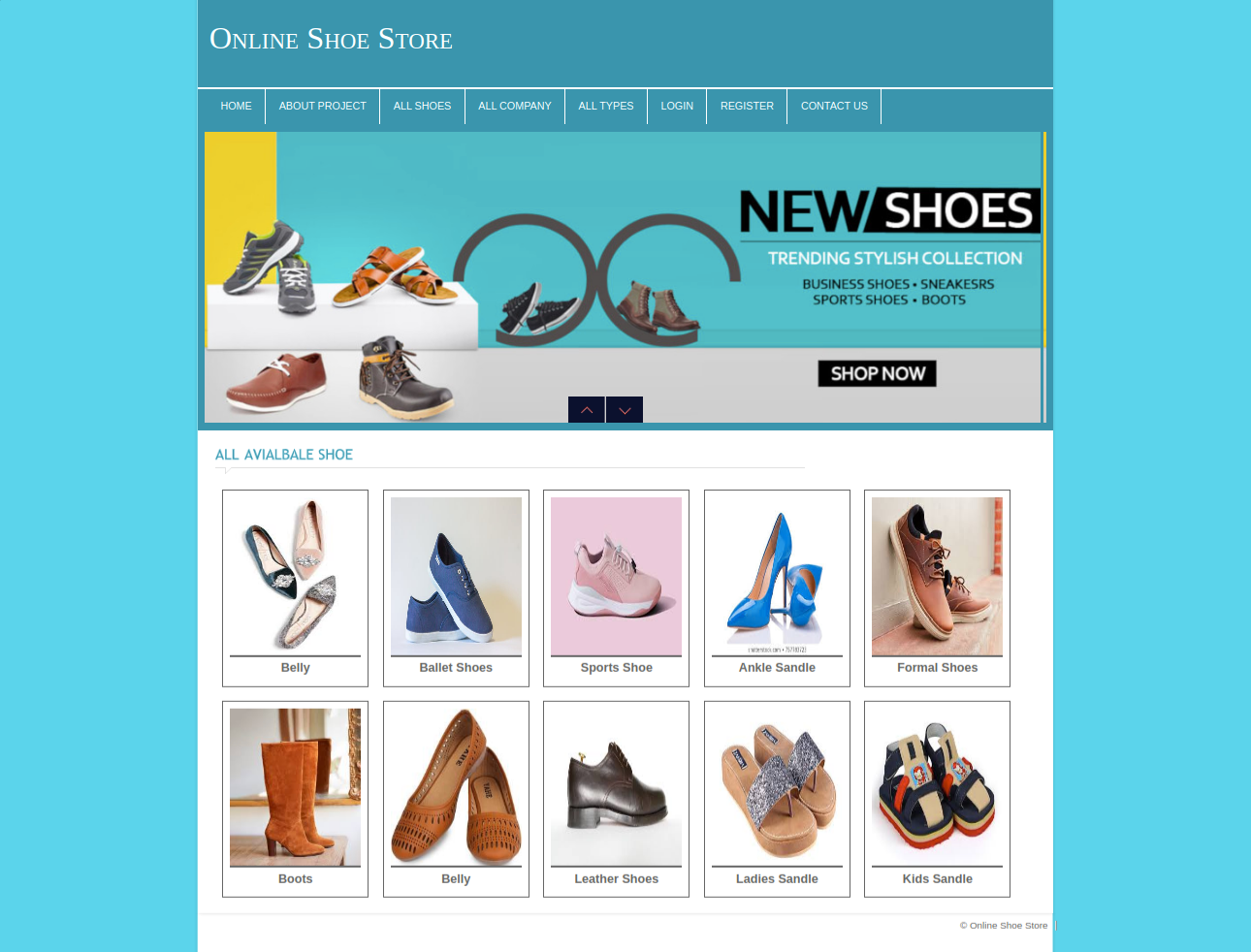 Online Shoe Store- PHP Web Development Project