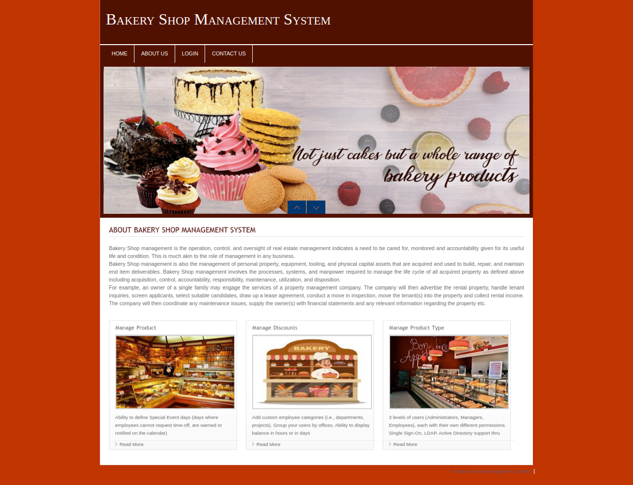 Bakery Shop Management System- PHP Web Development Project