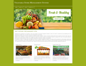 Vegetable Store Management System Report Synopsis Source Code