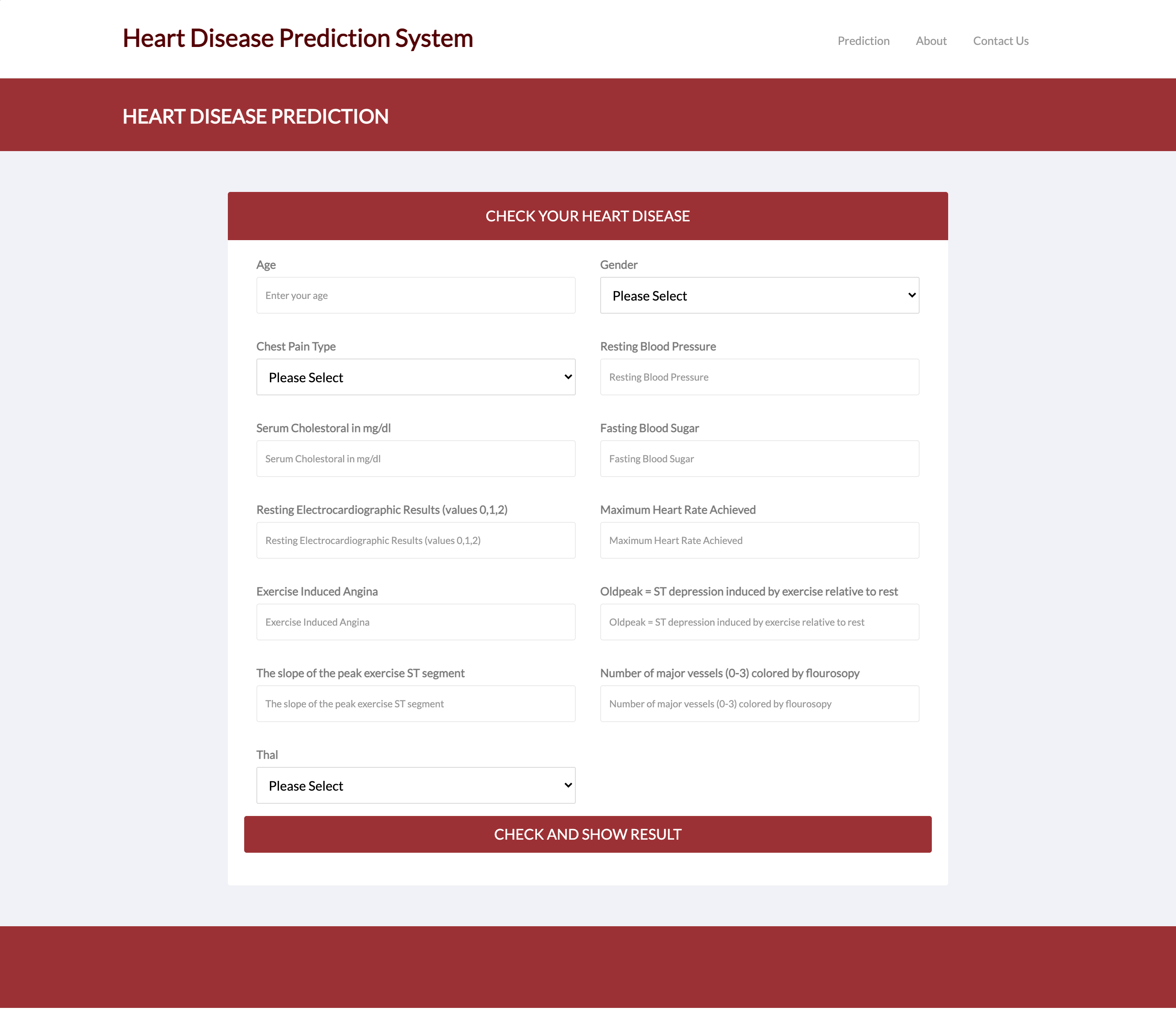 Heart Disease Prediction System- Python Machine Learning AI Mini Project