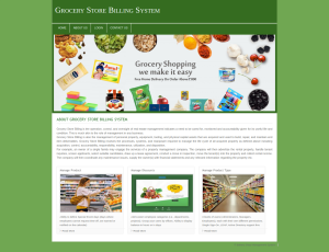 Grocery Store Billing System Report Synopsis Source Code