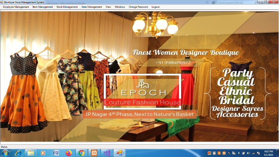 Boutique Store Management System