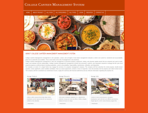 College Canteen Management System Report Synopsis Source Code