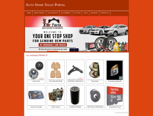 Auto Spare Sales Portal Report Synopsis Source Code