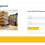 Super Market Management System Report Synopsis Source Code