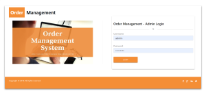 Order Management System Report Synopsis Source Code