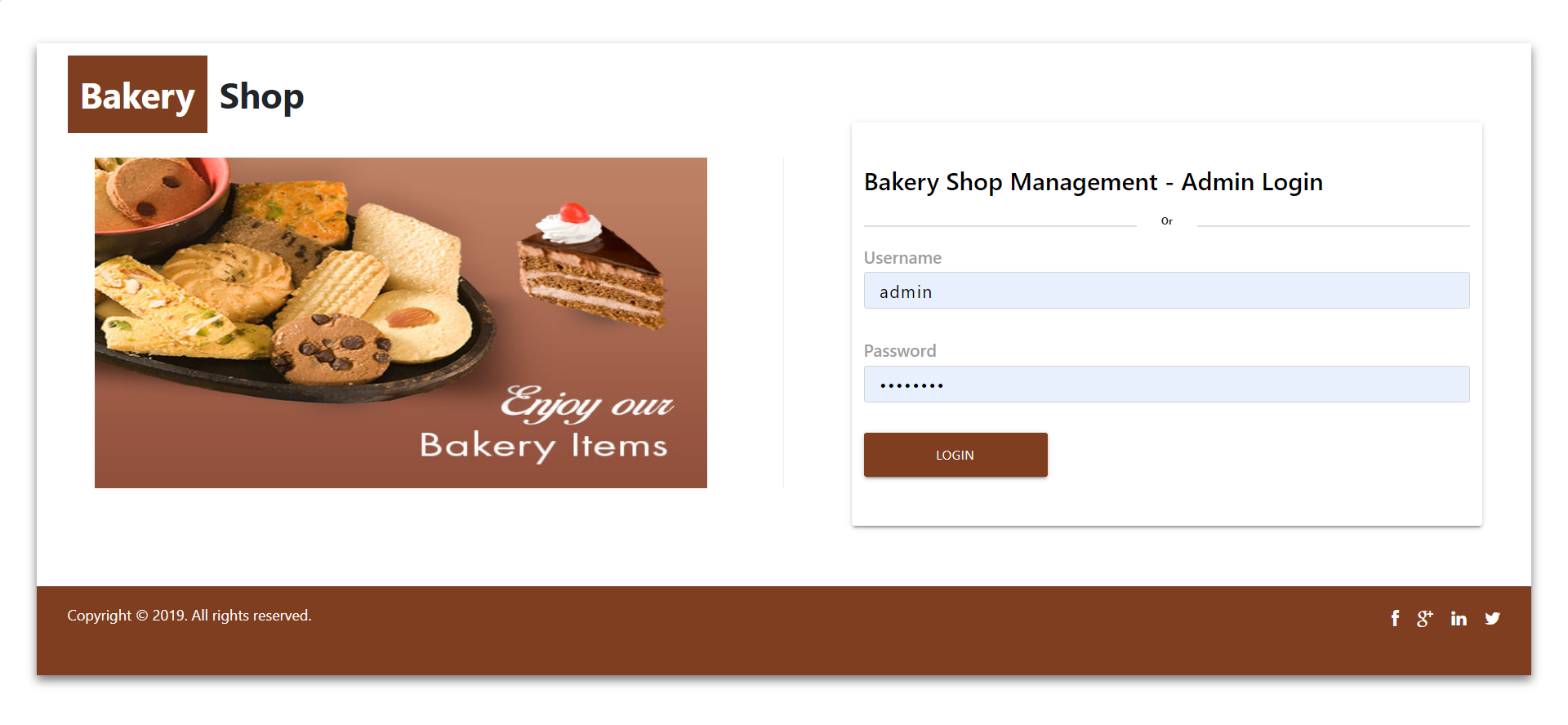 Bakery Shop Management System- NodeJS AngularJS Project