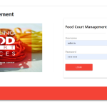 Food Court Management System Report Synopsis Source Code