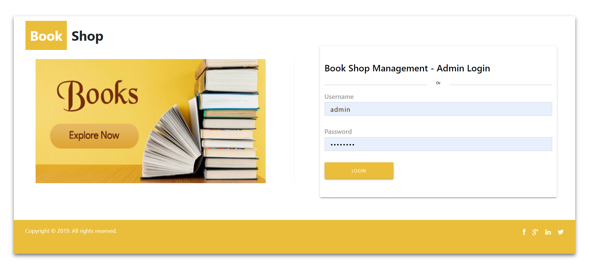 Book Shop Management System- NodeJS AngularJS Project