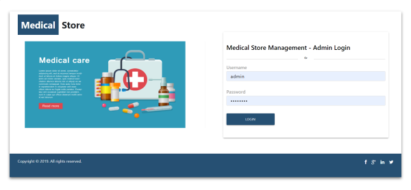 Medical Store Management System Report Synopsis Source Code