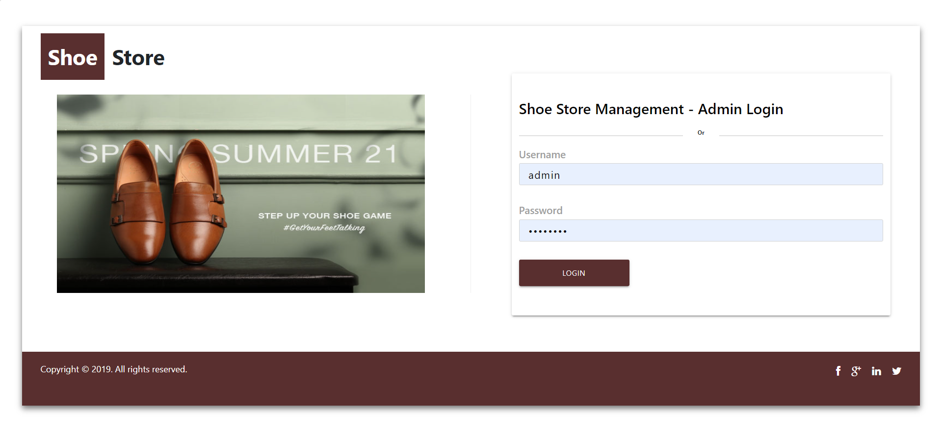 Shoe Store Management System- NodeJS AngularJS Project