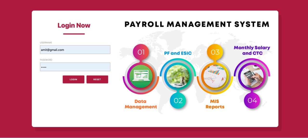 Payroll Management System- Java Spring Boot Angular Eureka Project