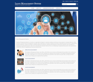 Leave Management System Report Synopsis Source Code