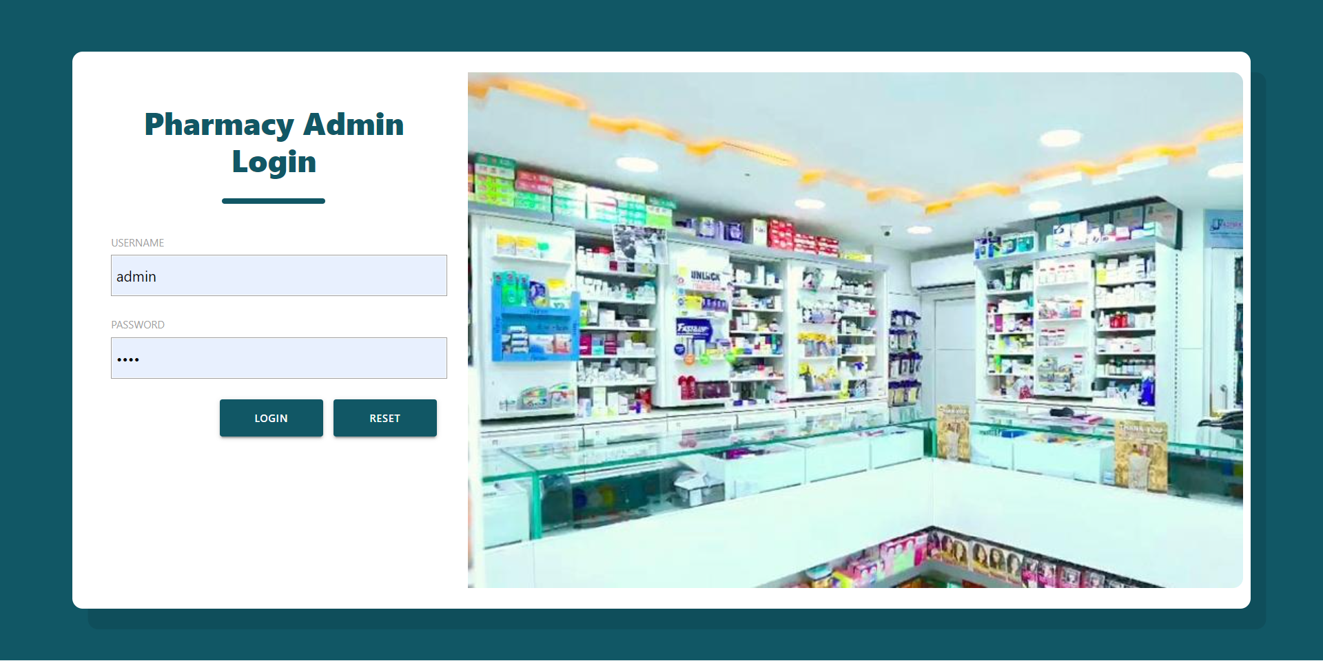 Pharmacy Shop Management System- Java Spring Boot Angular Eureka Project