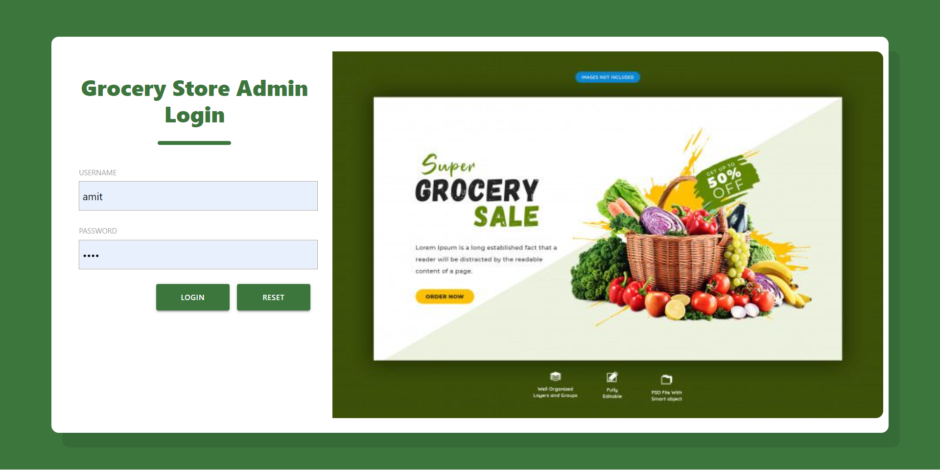 Grocery Store Management System- Java Spring Boot Angular Eureka Project