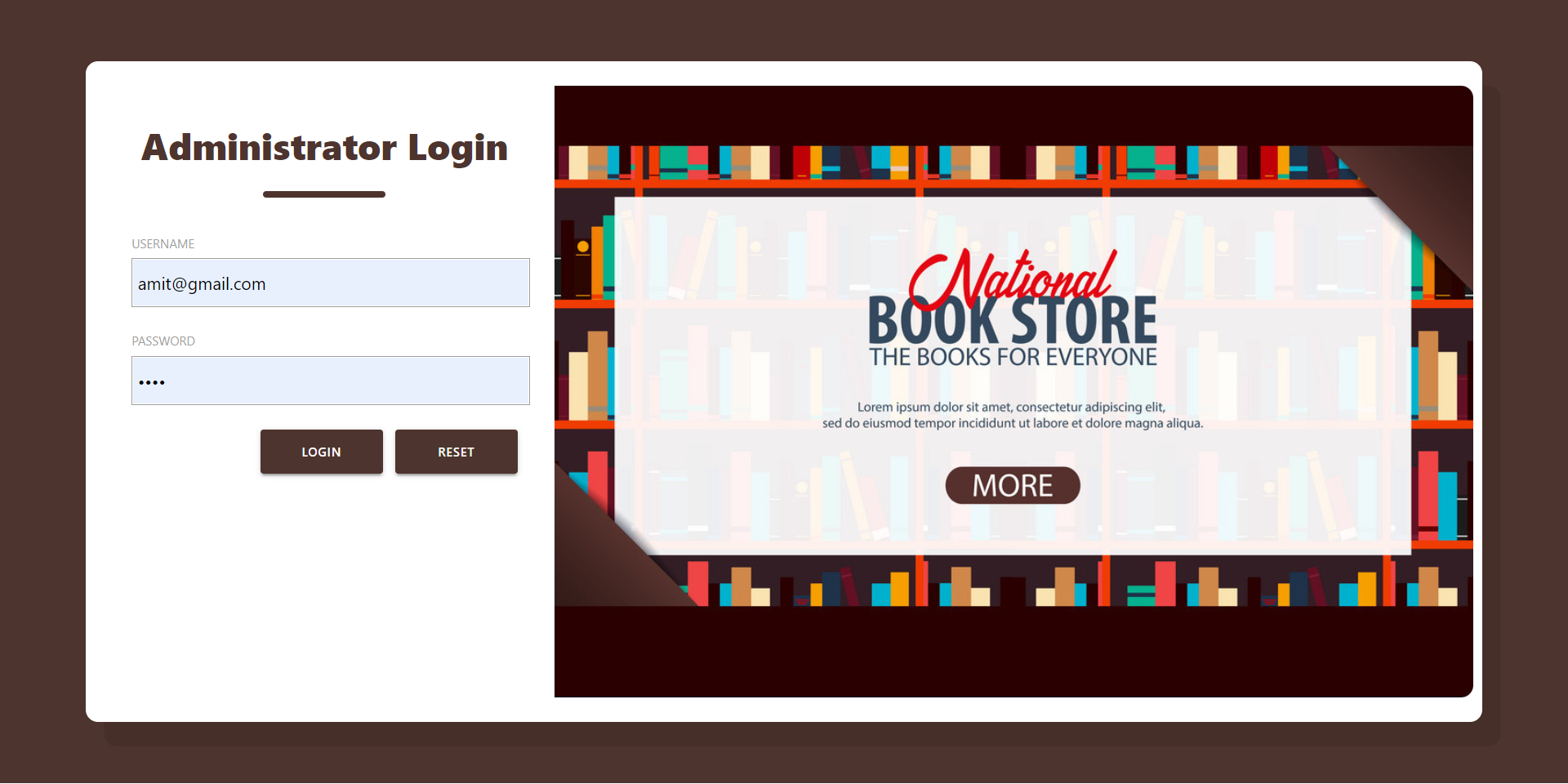 Book Store Management System- Java Spring Boot Angular Project