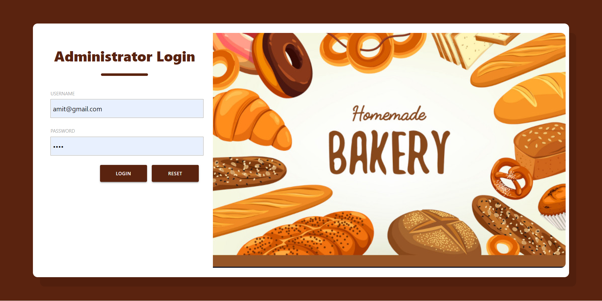 Bakery Shop Management System- Java Spring Boot Angular Project